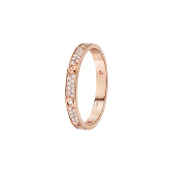 CARTIER 18K Rose Gold, Diamond Rings Women's