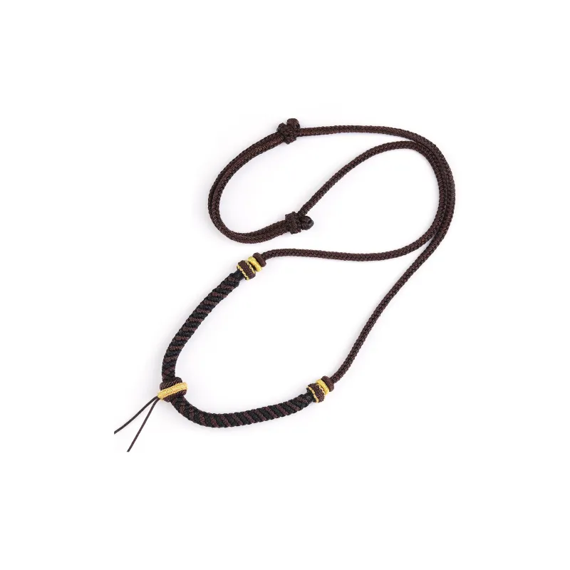 Moon Jewelry Braided String Necklaces Unisex-4