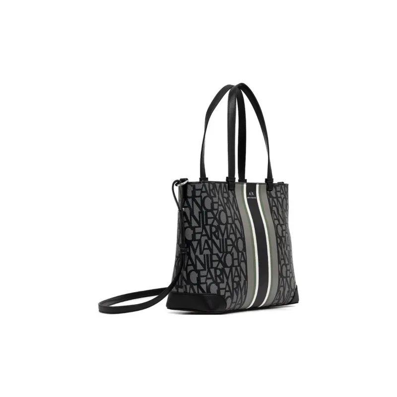 ARMANI EXCHANGE Monogram Two-way Handbag-1
