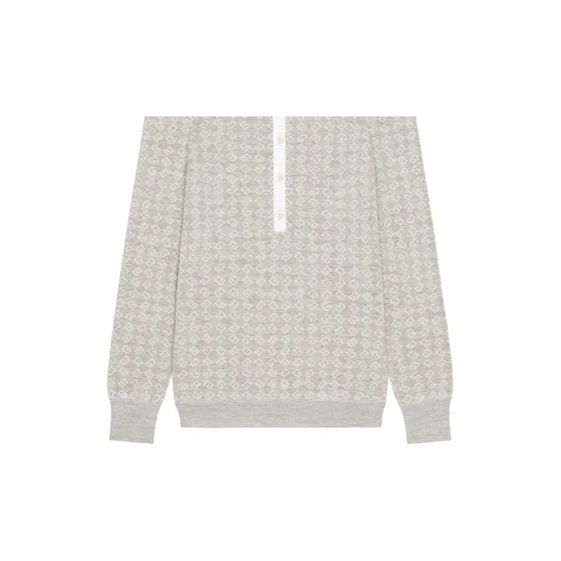 Givenchy Monogram Detailed Slim Fit Shirt-4