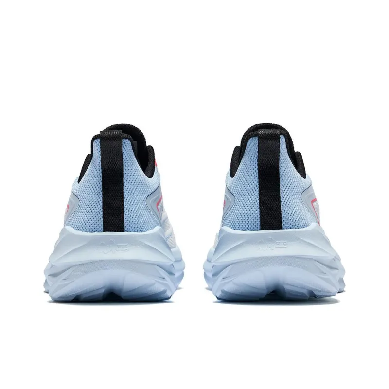 Erke Cushioning Lightweight Rebound Low Top Running Shoes Men's Blue White-4