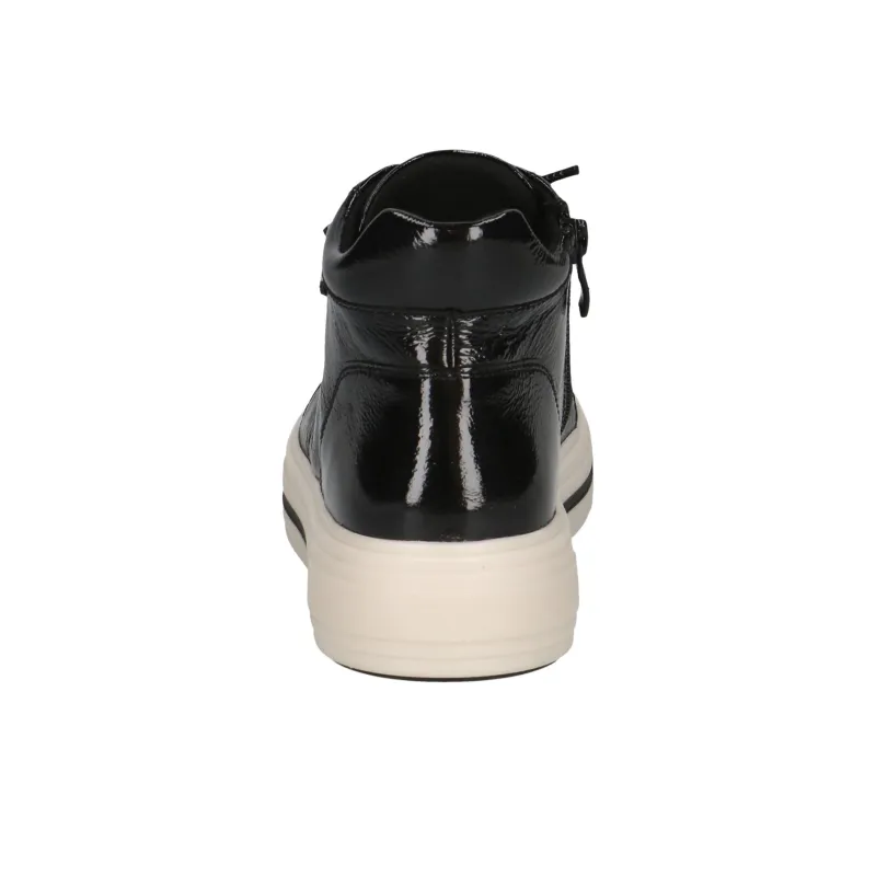 CAPRICE Manou Anti-Slip Wear-Resistant High-Top Skateboard Shoes Women's Black-5