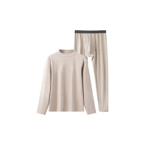 Qiao Ni Tong Thermal Set Men's Khaki