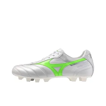 Mizuno MORELIA 2 Anti Slip Wear Resistant Soccer Shoes Unisex White Green
