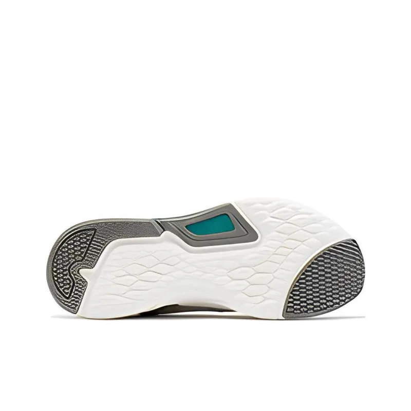 361° Anti Slip And Wear Resistant Breathable Low Top Running Shoes Men's Gray Green White-3