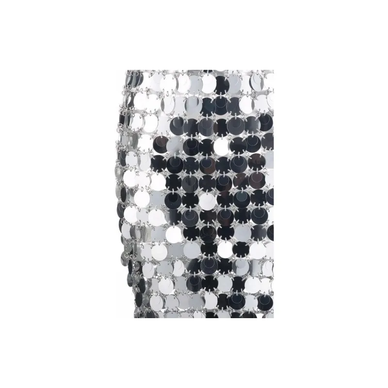 Paco Rabanne High Waist Sequinned Midi Skirt-4