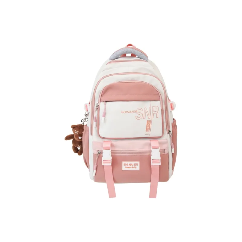 GOBLIN SHARKS 1759 Nylon Backpack Unisex Black/Red White Blue/Pink/Brown Green-10