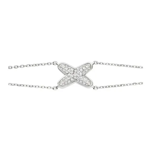 Chaumet Liens Lineage Lifetime Series 18K White Gold Bracelets Women's