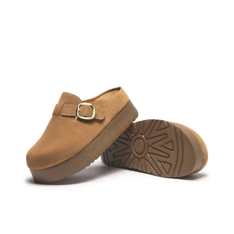 Hotwind Pinecone Grey Series Abrasion Resistant Wrap toe Slippers Women's-4