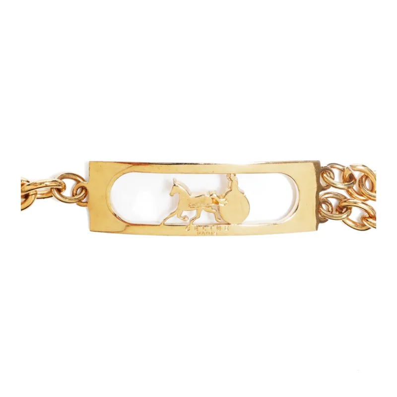 CELINE Gold-Plated Waist Chains Women's Gold --2