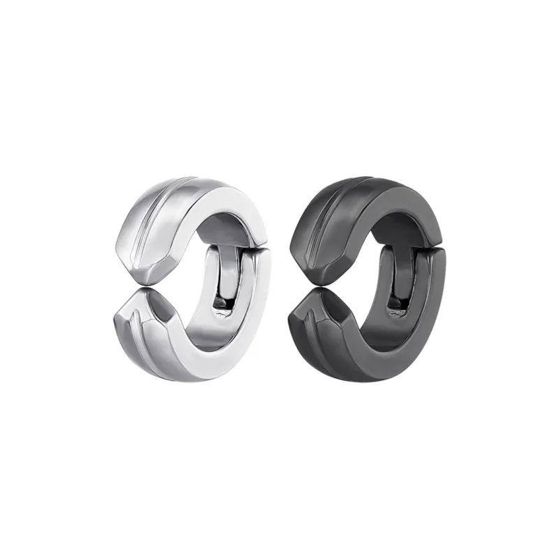 MISS XIA JWY Titanium Steel Clip On Earrings Unisex-20