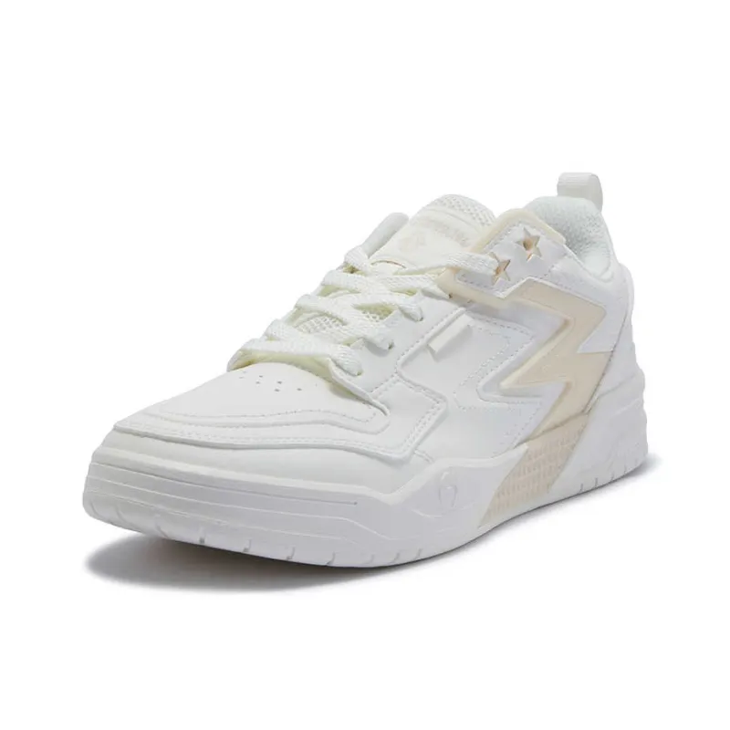 361° Anti Slip Wear Resistant Mid Top Skateboard Shoes Men's Ecru-1
