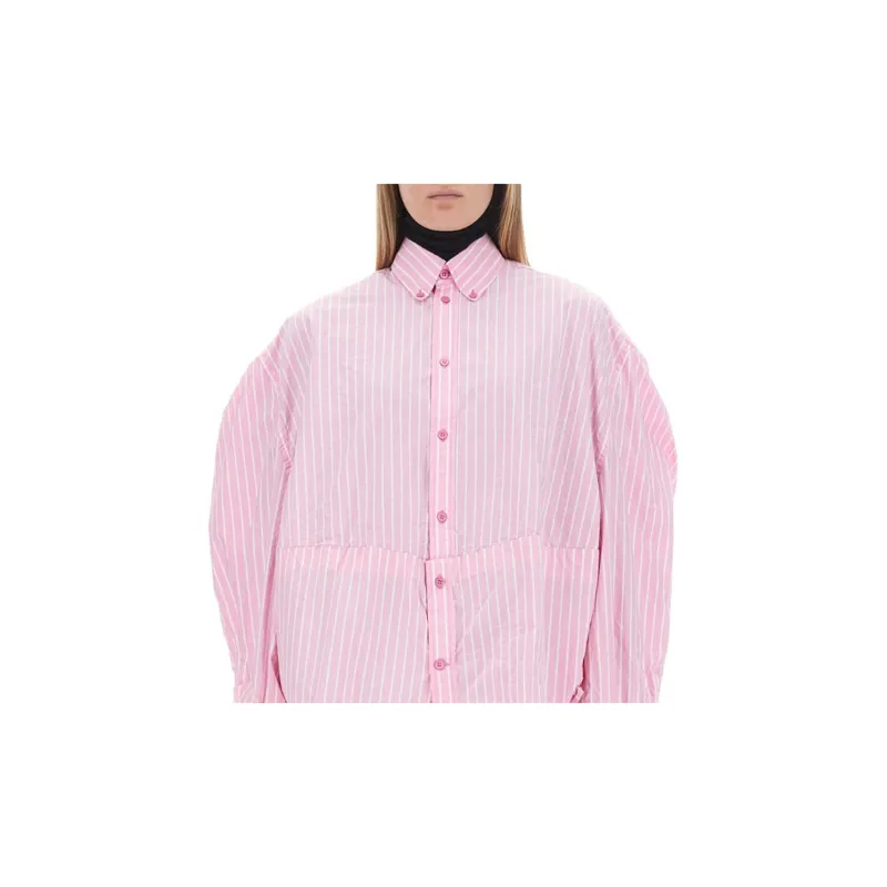 Balenciaga Striped Cotton Shirt-3