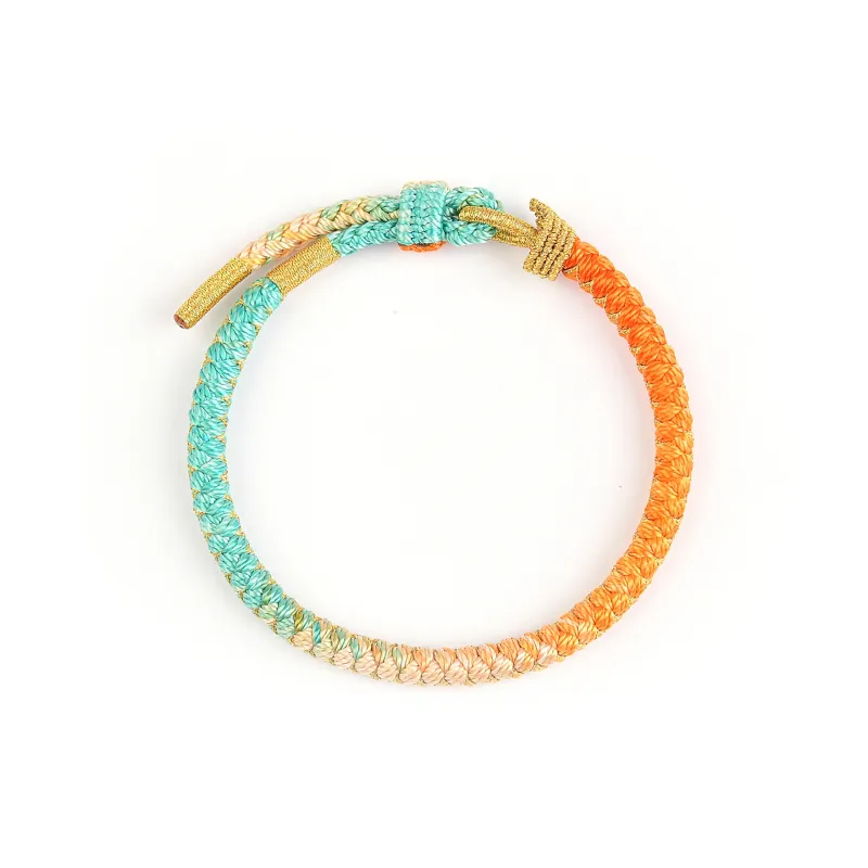 EADDA JEWELRY Ice Silk Cotton Cord Bracelets Unisex-5