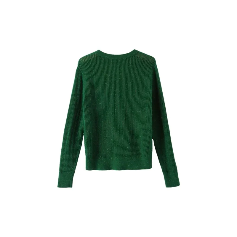 Late White Knitwear Women's Green-2