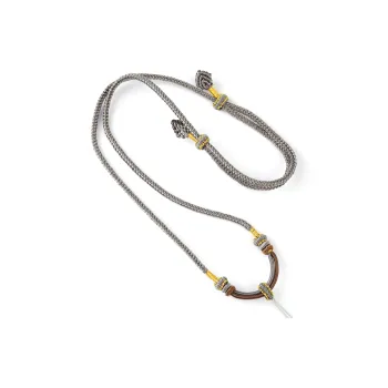 Moon Jewelry Braided String Necklaces Unisex