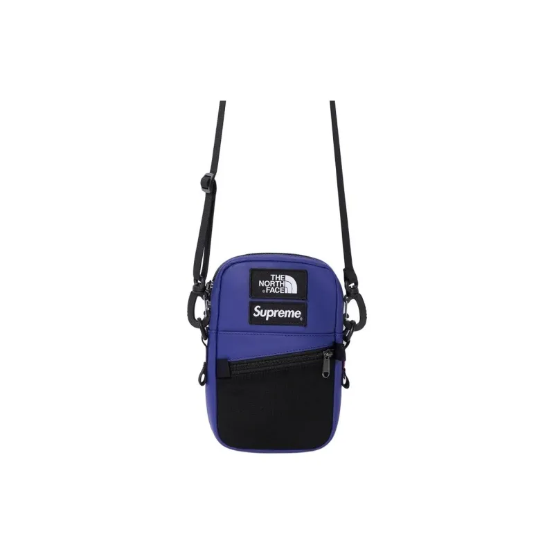 Supreme THE NORTH FACE Supreme FW18 Leather Sling Bag Crossbody Bag Regular Unisex Blue-2