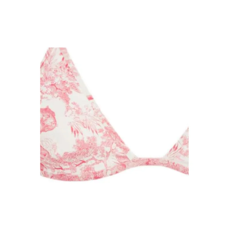 DIOR All Over Patterned Tied Bikini Top-3