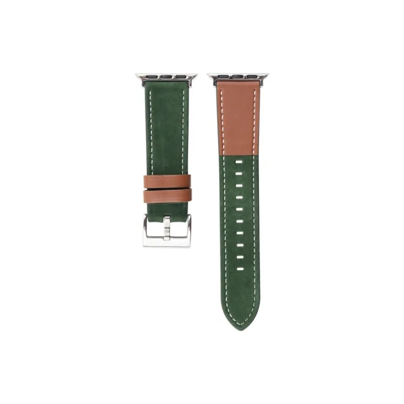CHRROTA Compatibility Apple/Apple Watch/watch10/987 Multicolor Cashmere Leather Strap Smart Watch Accessories-4