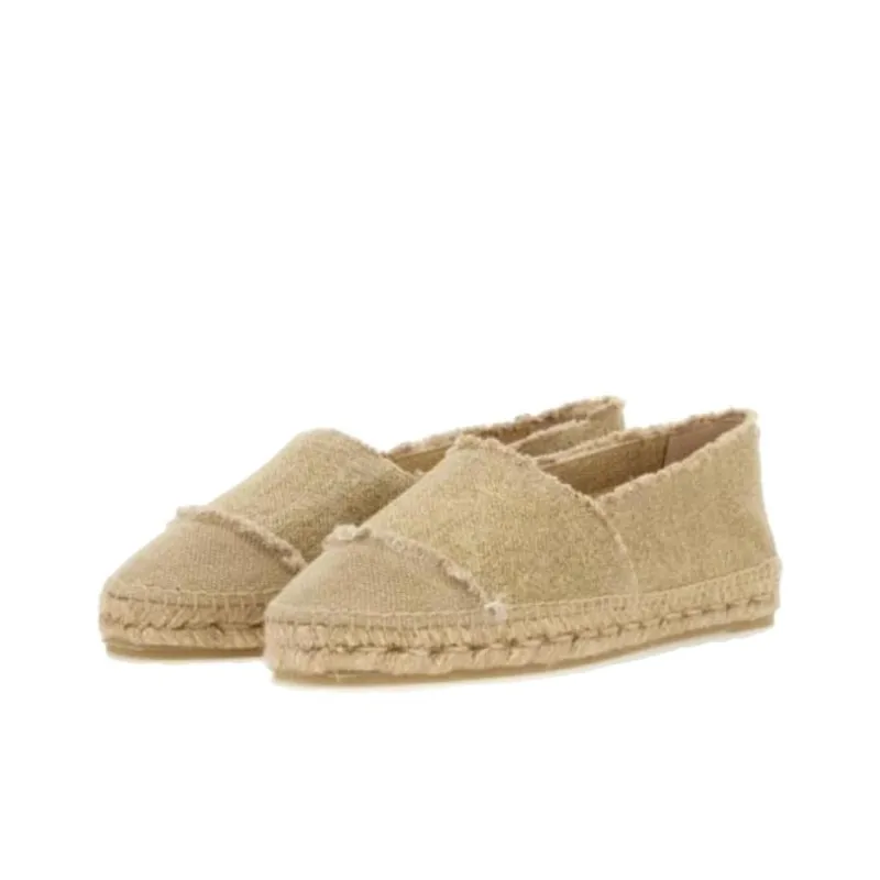 Castañer Flat Linen Espadrilles-2