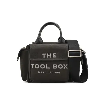 MARC JACOBS Cotton Shoulder Bag Crossbody Bag Handbag Women's Black