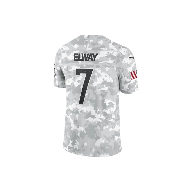 Nike John Elway Denver Broncos Salute To Service Men's Nike Dri FIT Nfl Limited Jersey-1