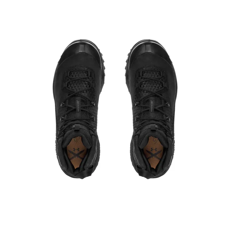 Under Armour Anti Slip Wear Resistant Mid Top Hiking Shoes Men's Black-2
