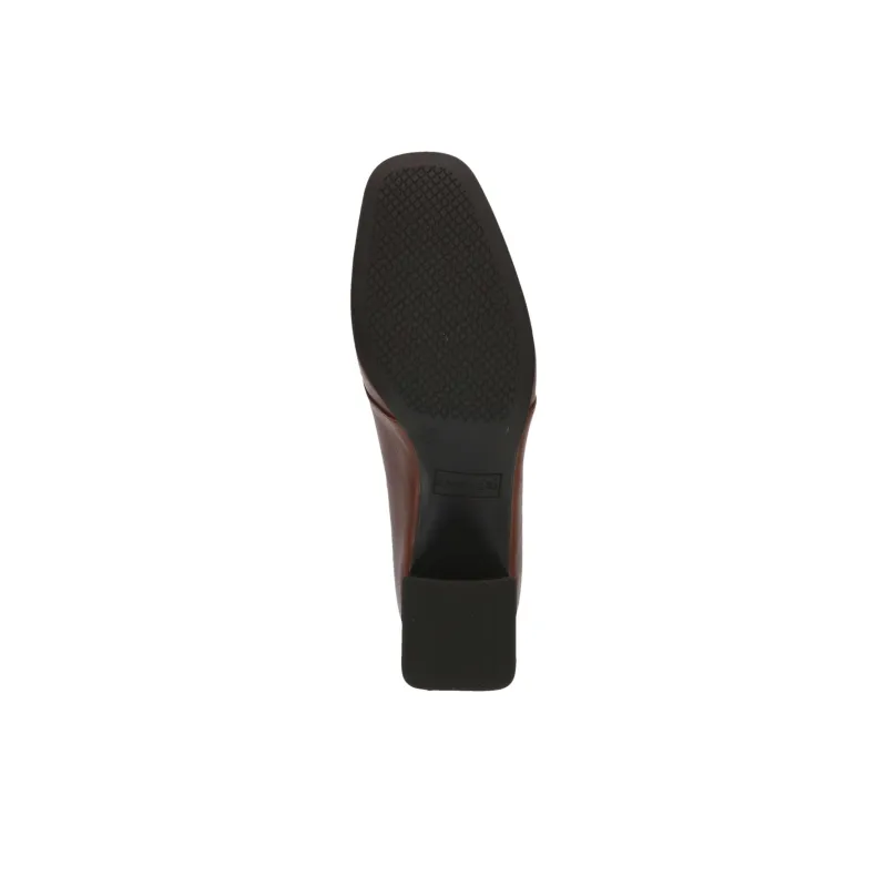 CAPRICE Tessa Chunky Heel High Heels Women's Brown-6