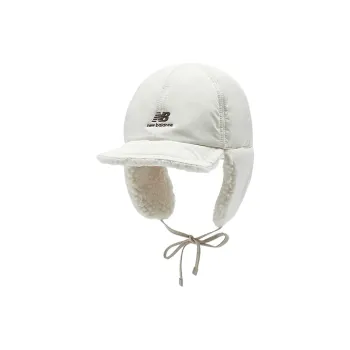 New Balance Polyester Trapper Hats Unisex Cream