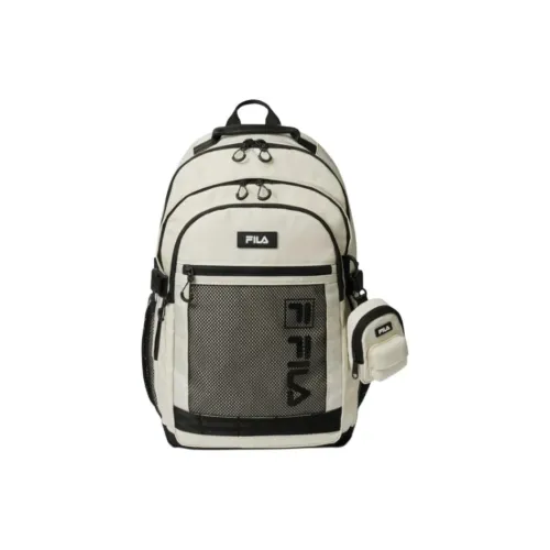 FILA Nylon Backpack Unisex Beige