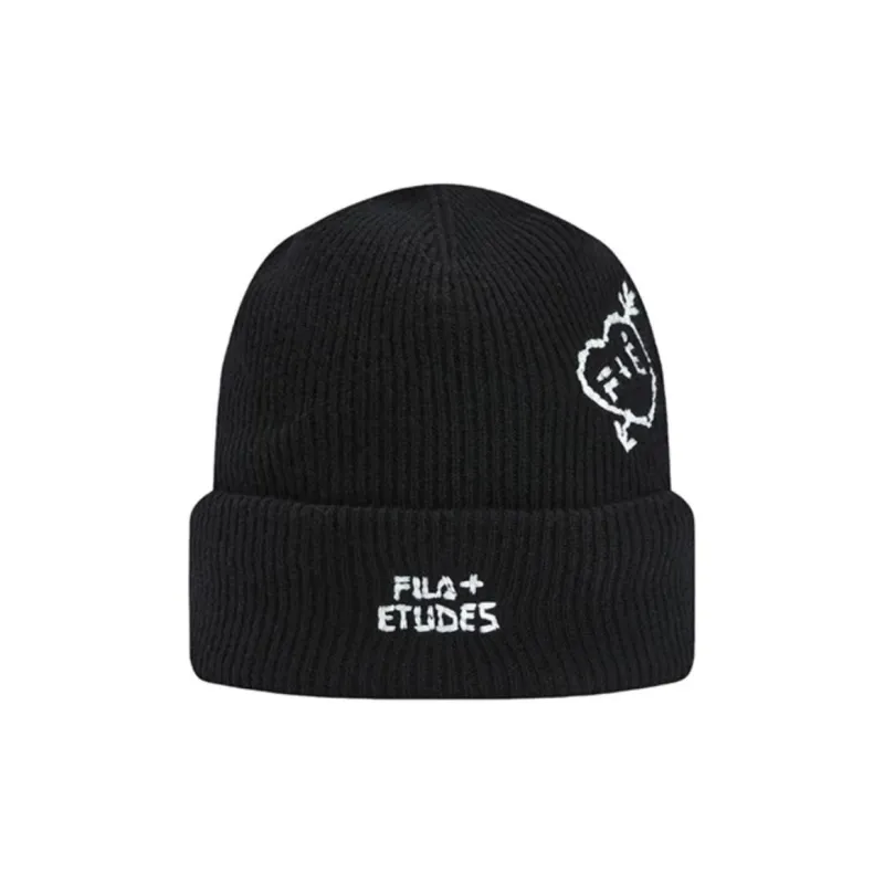 FILA Sheep Wool Beanies Unisex Black-1