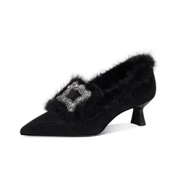 JESSICA SOPHIA Flared Heel High Heels 5cm Women's