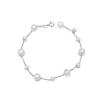 WORLD KNOWS Freshwater Pearl Bracelets Women's