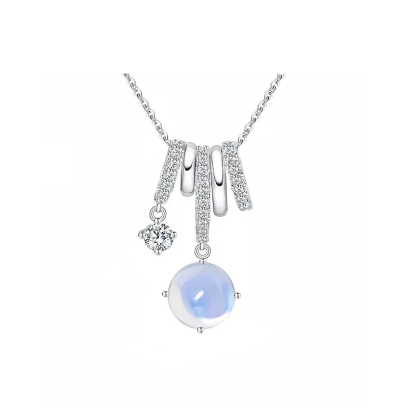 YUJIANDOUDOU S925 Silver Necklaces Women's-0