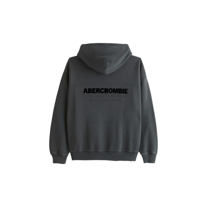 Abercrombie＆Fitch Sweatshirts Men Gray Green-1