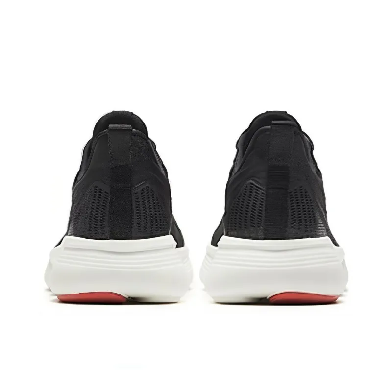 Anta Anti Slip Wear Resistant Low Top Running Shoes Men's Black-2