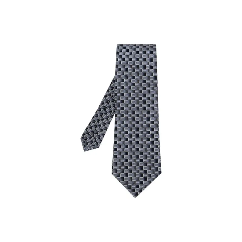 ETRO Jacquard Pointed Tip Tie-0