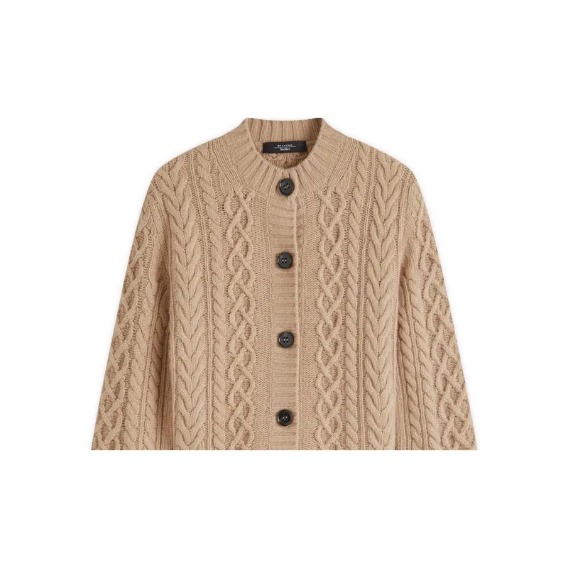 WEEKEND MaxMara Buttoned Crewneck Cardigan-4