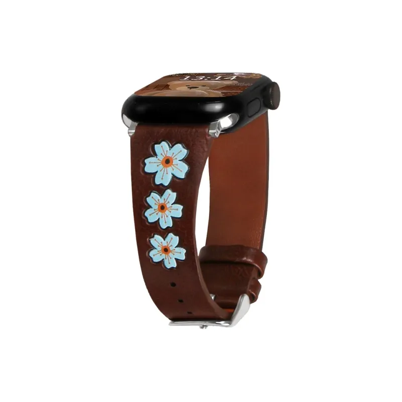 Senior's House Watch Bands Apple Compatibility 38-49mm Genuine Leather Material Women's Watch-7