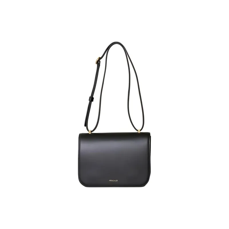 FRENZLAUER Leather Crossbody Bag Shoulder Bag Women's Black-0
