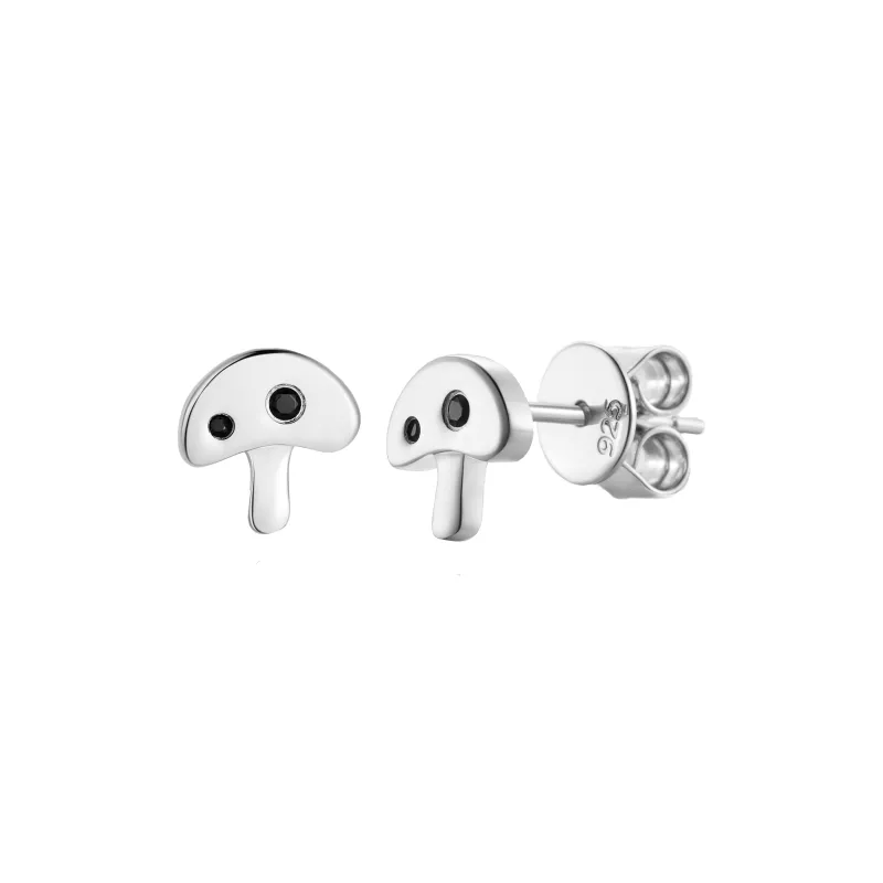ICEGIANT 925 Sterling Silver Stud Earrings Women's-5