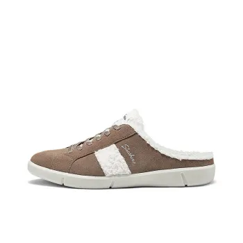 Skechers BREEZE ST Slip Resistant Wrap toe Slippers Women's Brown
