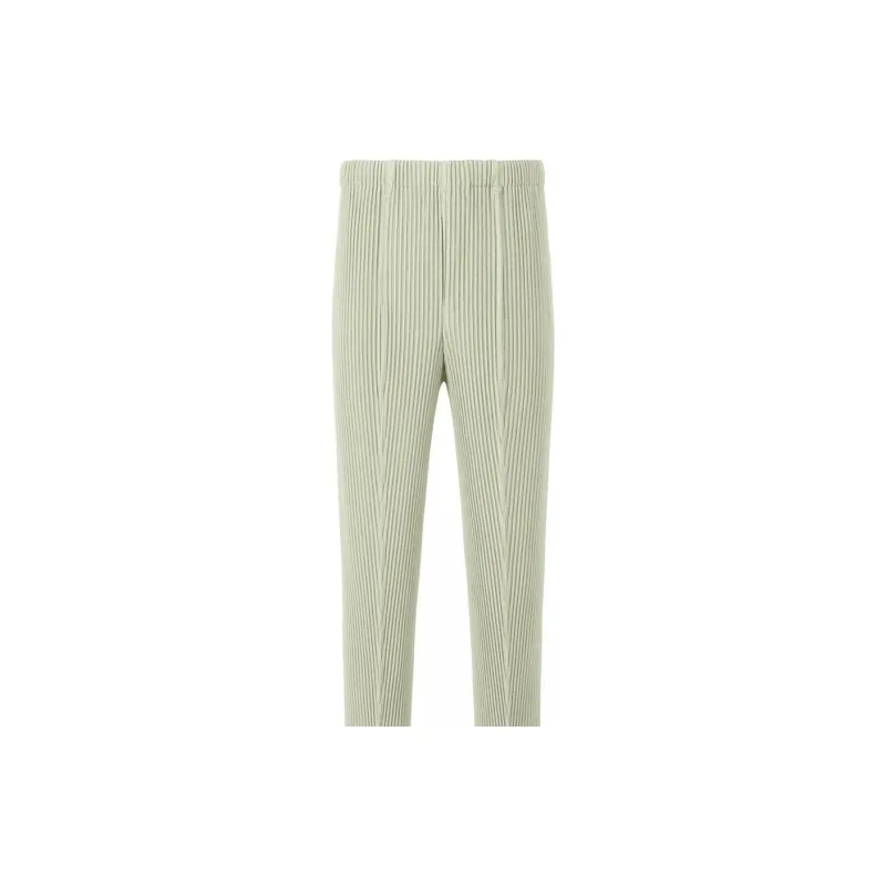Homme Plissé Issey Miyake FW22 Casual Pants Men's Frost Gray-1