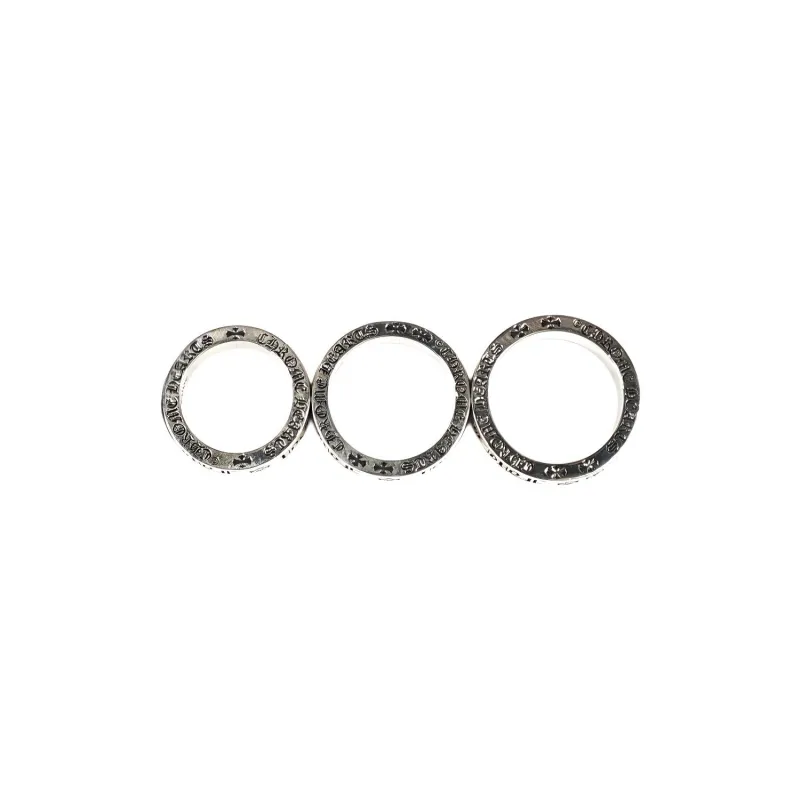 Chrome Hearts 925 Sterling Silver Rings Unisex Silver-2