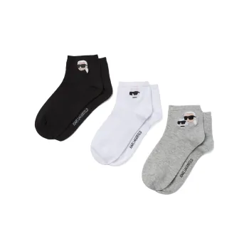 KARL LAGERFELD / Karl Lagerfeld Jeans Ikon Short Socks Pack Of Three