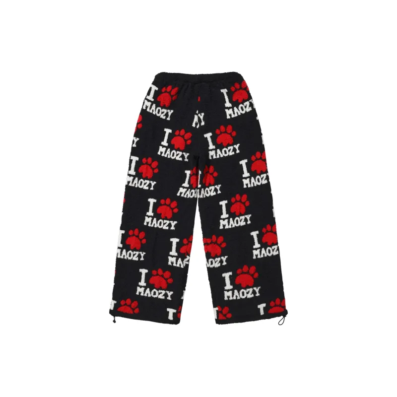 MAOZY Casual Pants Unisex Black-1