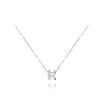 KUMET Sterling Silver Necklaces Women's Same For Couples