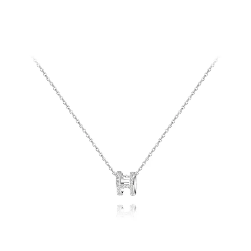 KUMET Sterling Silver Necklaces Women's Same For Couples-9