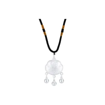 CHINA GOLD 990 Silver Necklaces Women's