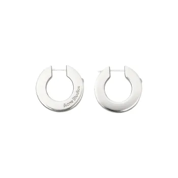 Acne Studios Crystal Hoop Earrings